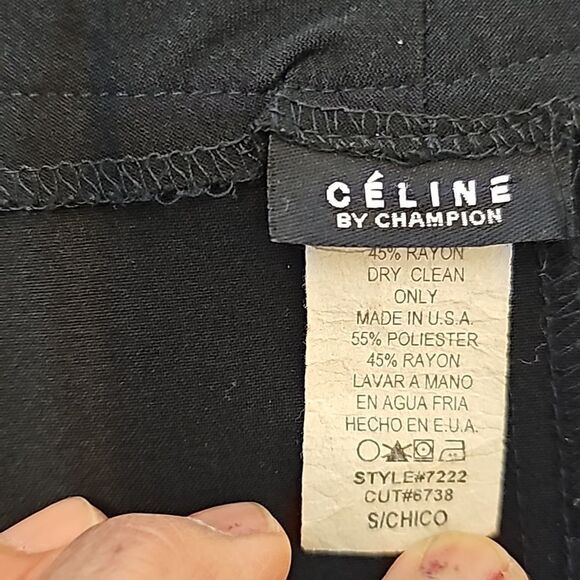 CELINE BY CHAMPION BLACK SKIRT SIZE SMALL - Picture 7 of 7